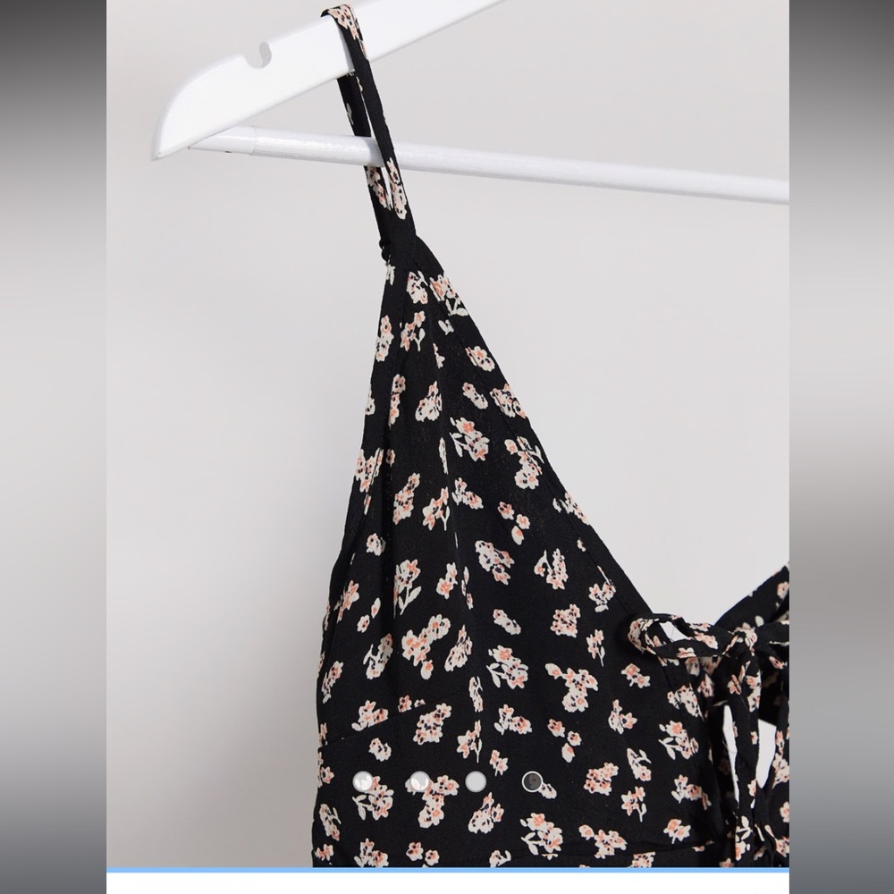 Topshop floral petite jumpsuit